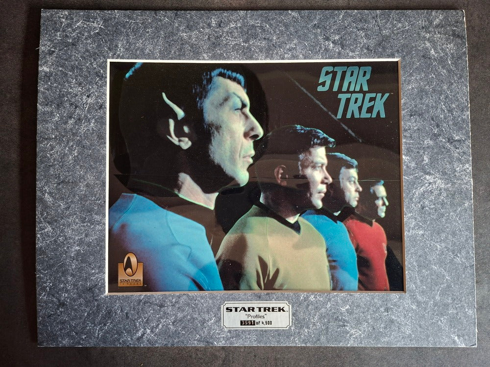 Star Trek Profiles poster encadré. Edition limitée