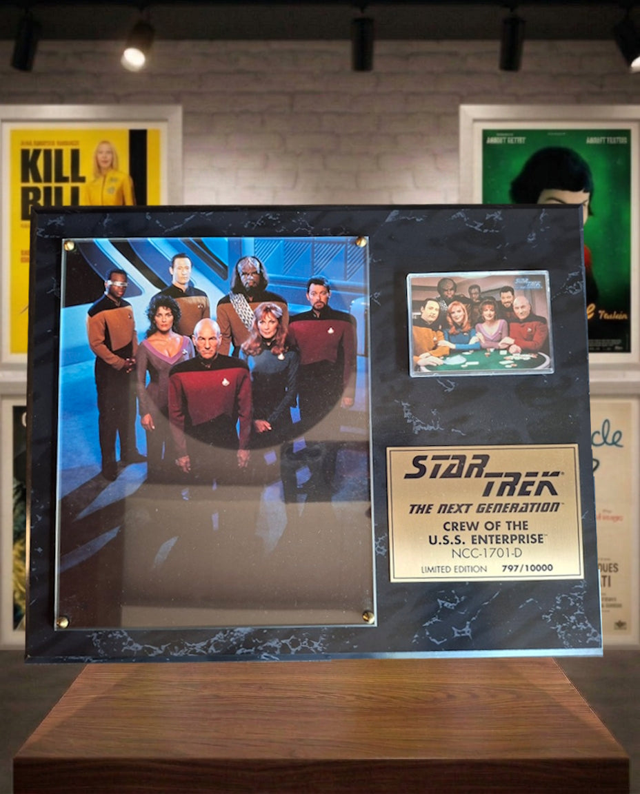 Star Trek The Next Generation Poster encadré en Edition limitée