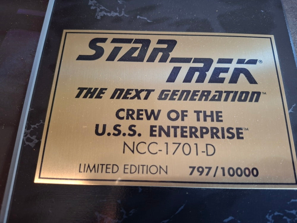 Star Trek The Next Generation Poster encadré en Edition limitée