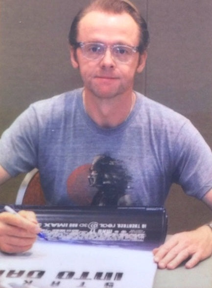 Affiche Poster 91x61 STAR TREK signé Simon Pegg