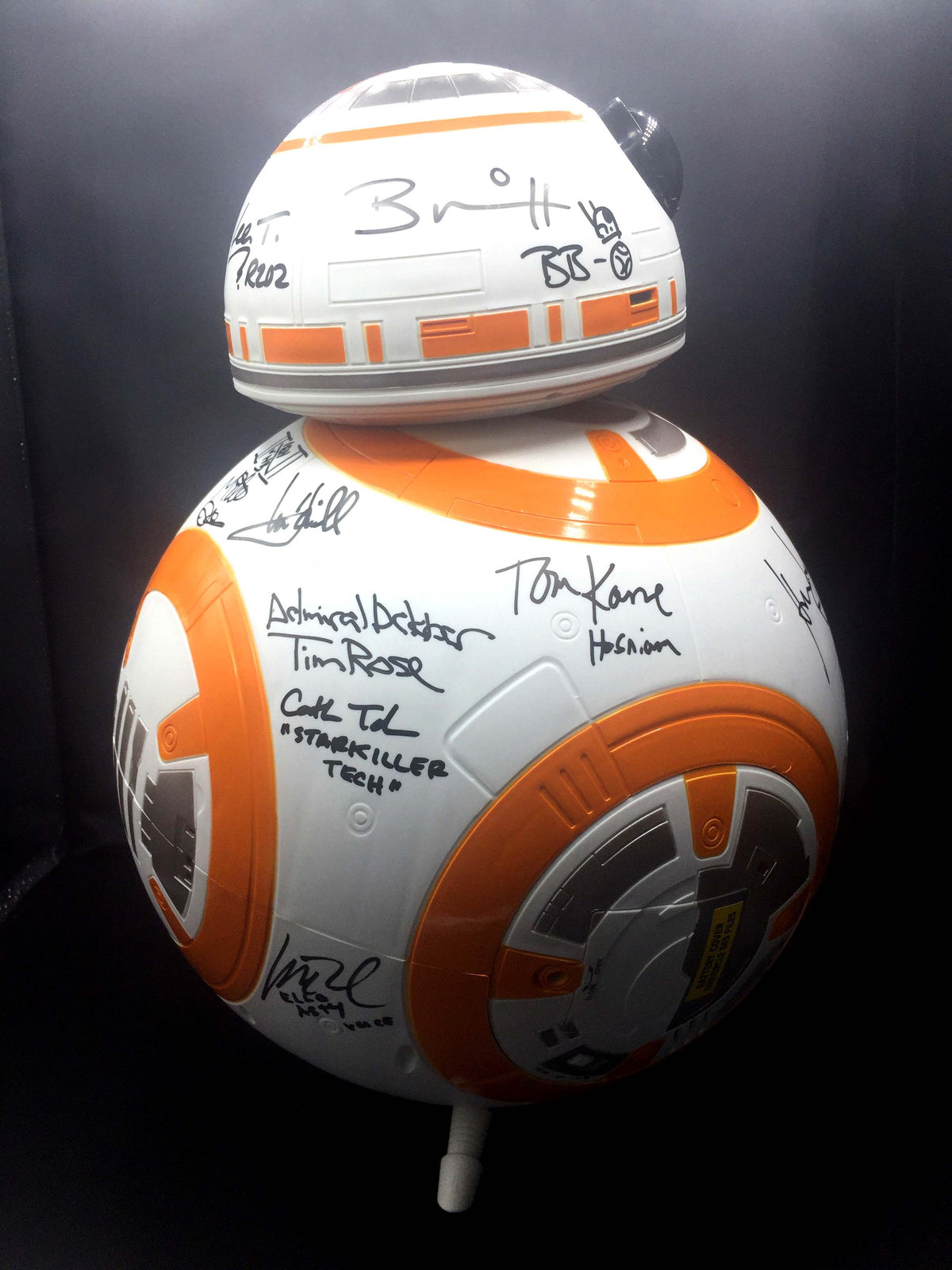 BB8 Star Wars 19 autographes ! Harrison Ford, Mark Hamill