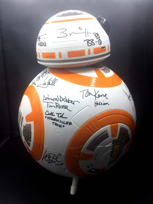 BB8 Star Wars 19 autographes ! Harrison Ford, Mark Hamill