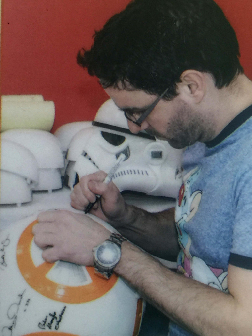 BB8 Star Wars 19 autographes ! Harrison Ford, Mark Hamill