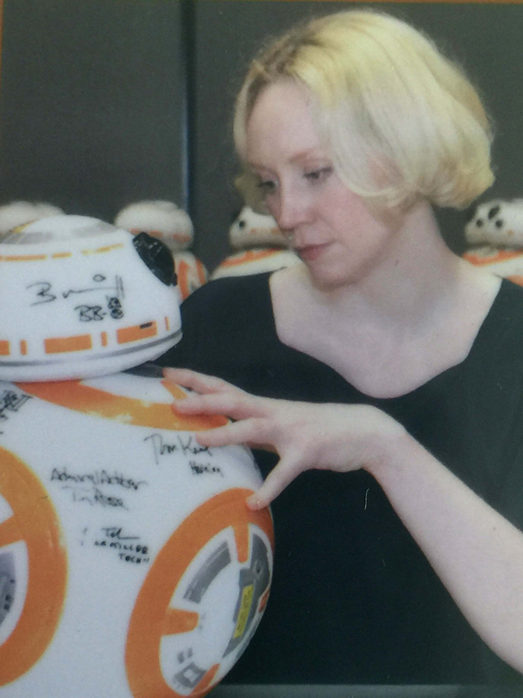 BB8 Star Wars 19 autographes ! Harrison Ford, Mark Hamill
