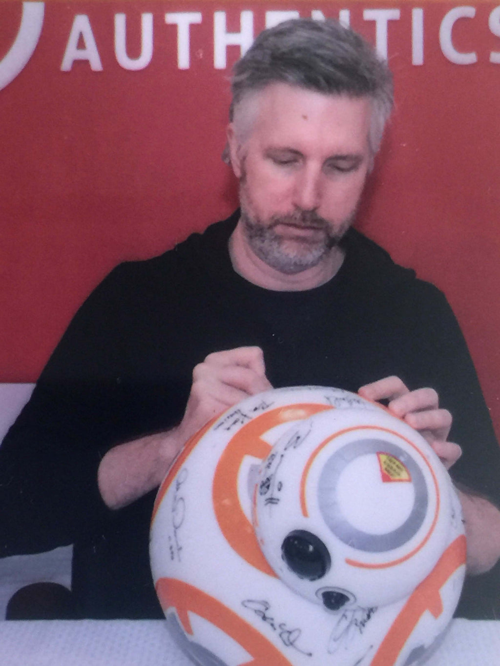 BB8 Star Wars 19 autographes ! Harrison Ford, Mark Hamill