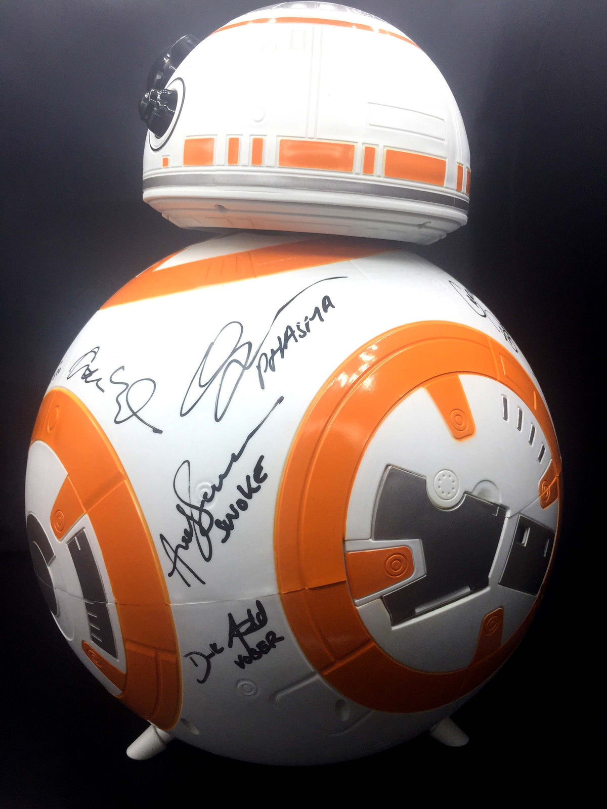 BB8 Star Wars 19 autographes ! Harrison Ford, Mark Hamill