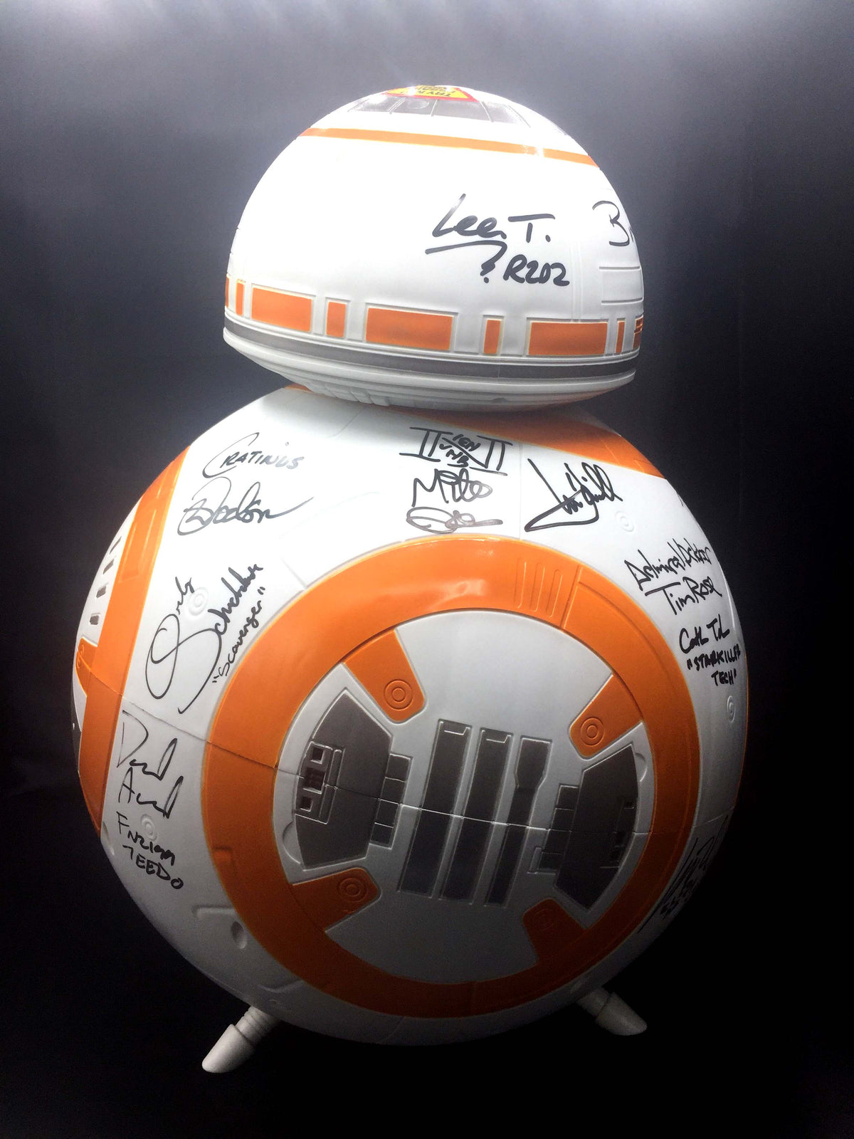 BB8 Star Wars 19 autographes ! Harrison Ford, Mark Hamill