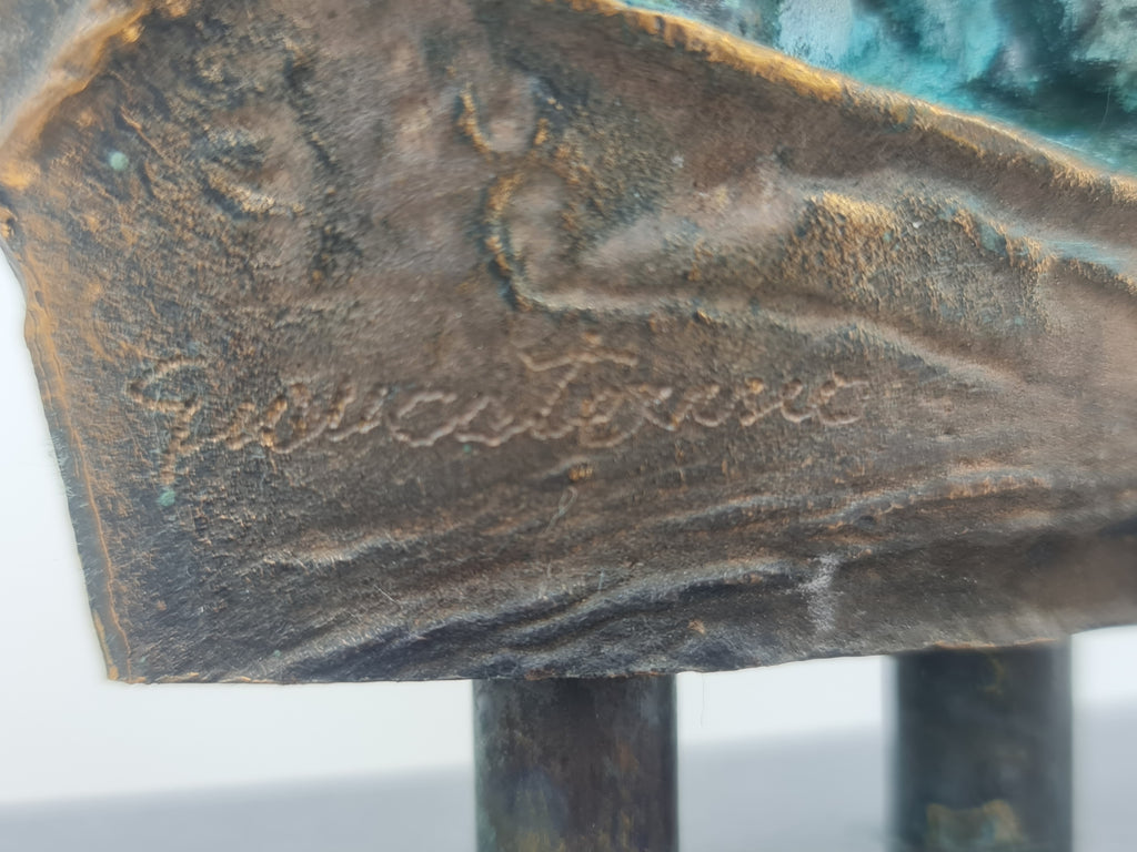 Bronze Solidarieta du sculpteur Antonio Giancaterino 64/90