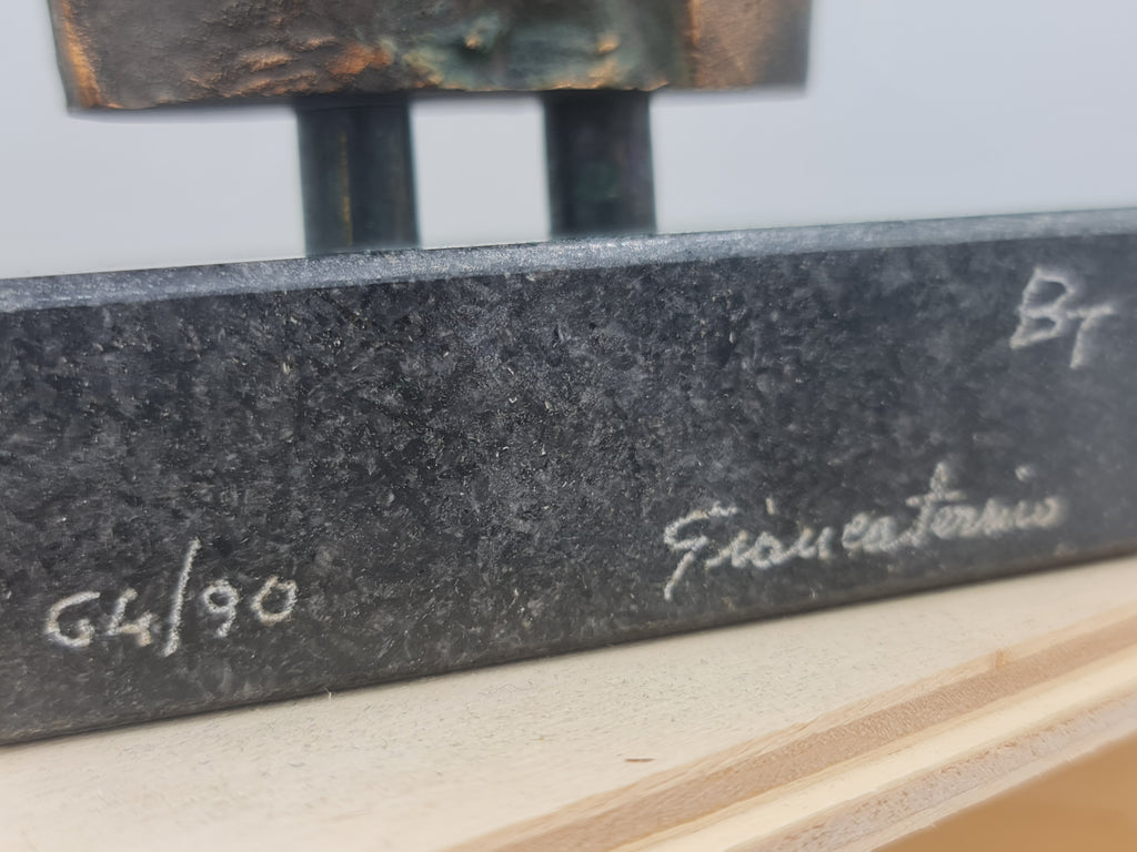 Bronze Solidarieta du sculpteur Antonio Giancaterino 64/90