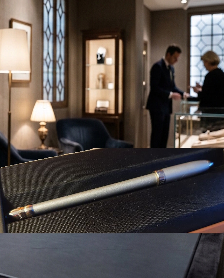 Stylo gris pour agenda Louis Vuitton