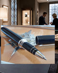 Stylo Louis Vuitton Doc Laq Noir et Argent