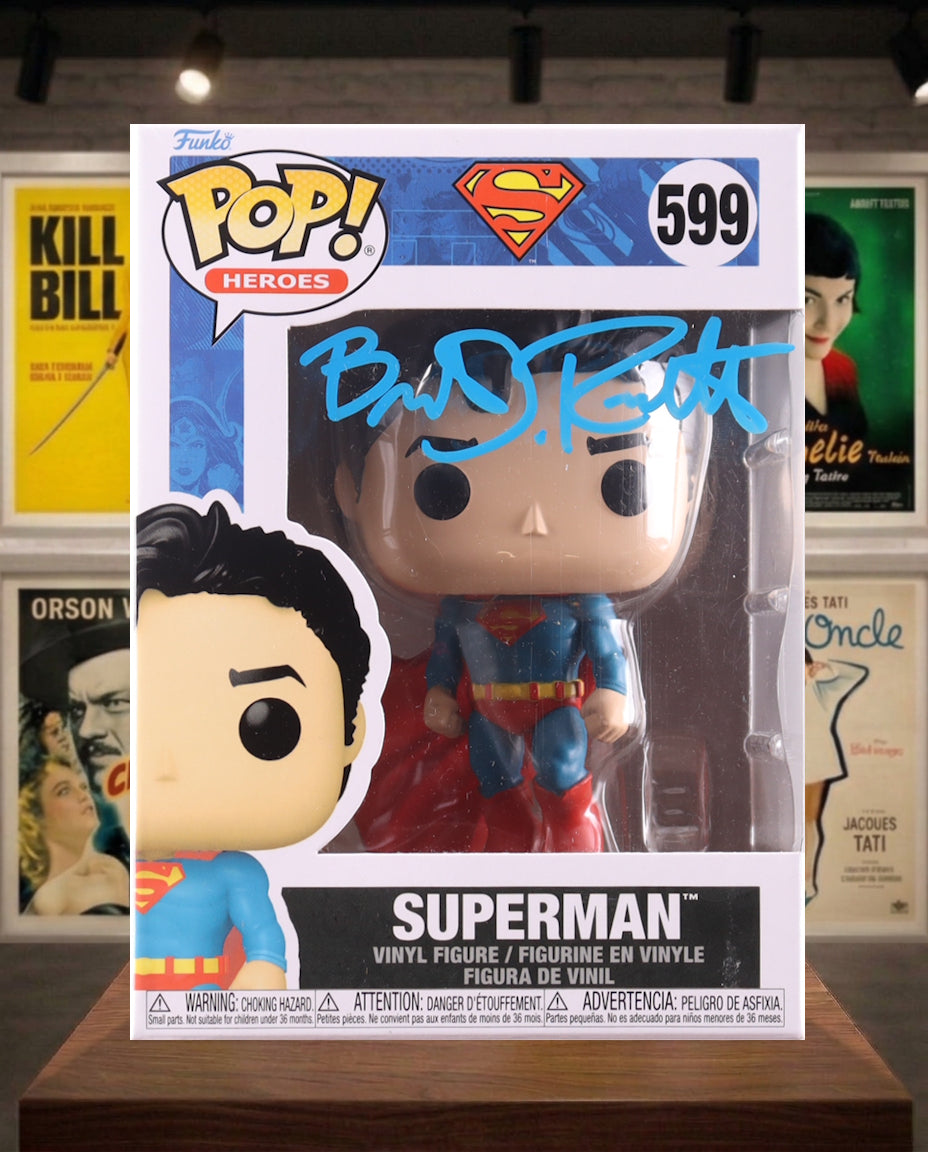 Autographe de Brandon Routh sur Funko Pop Superman 599 -  DC COMICS JSA
