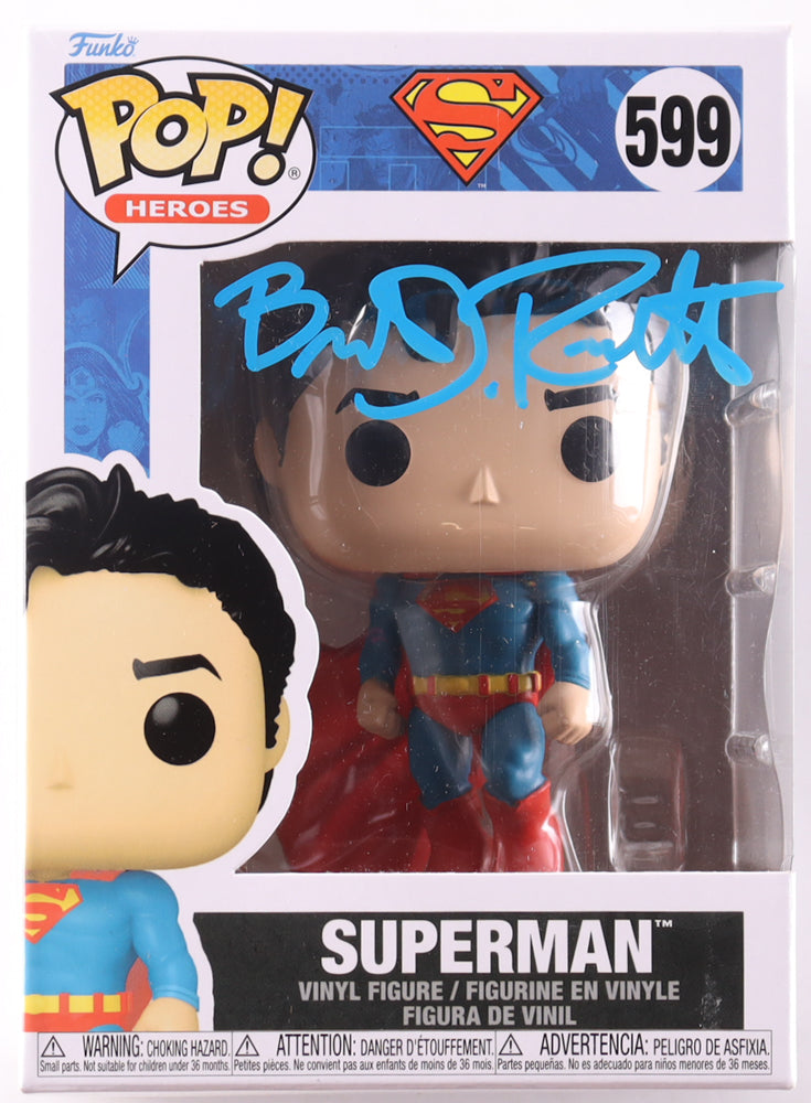 Autographe de Brandon Routh sur Funko Pop Superman 599 -  DC COMICS JSA