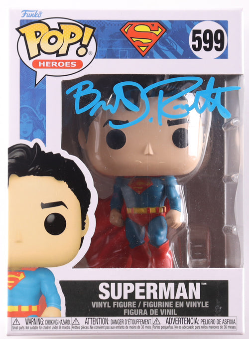 Autographe de Brandon Routh sur Funko Pop Superman 599 -  DC COMICS JSA
