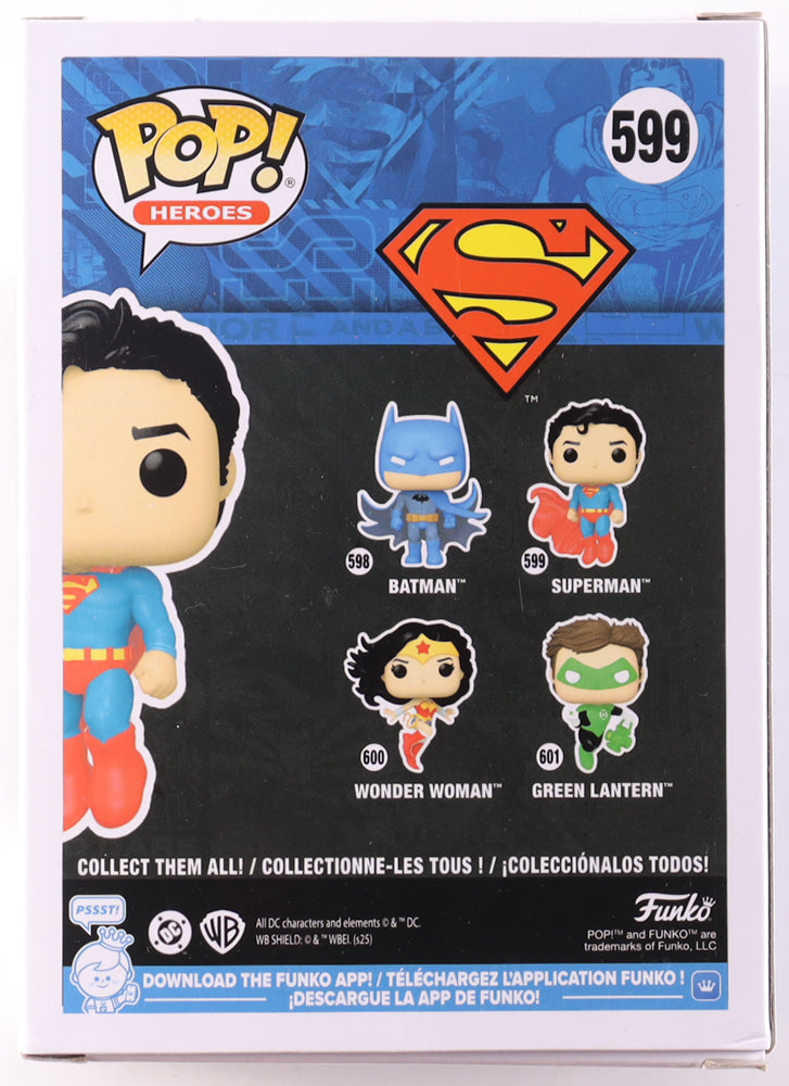 Autographe de Brandon Routh sur Funko Pop Superman 599 -  DC COMICS JSA