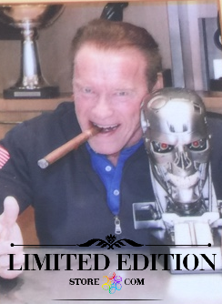 Buste Terminator T-800 signé par Arnold Schwarzenegger