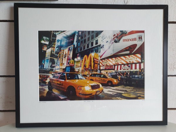 Times Square Taxi SOLD OUT limited edition picture