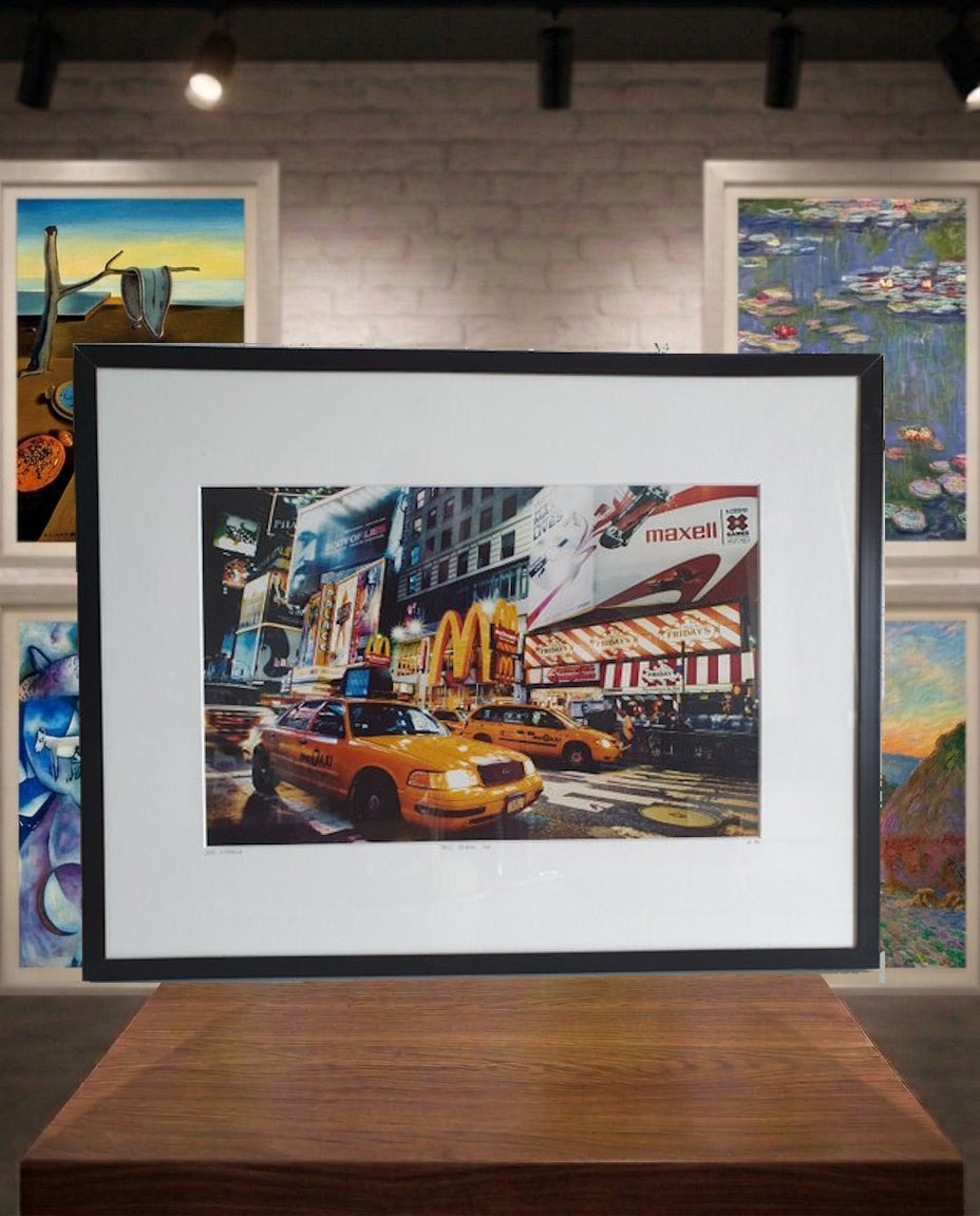 Times Square Taxi SOLD OUT limited edition picture