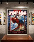 Spiderman photo signée par Tom Holland. Encadré. DC COMICS JSA