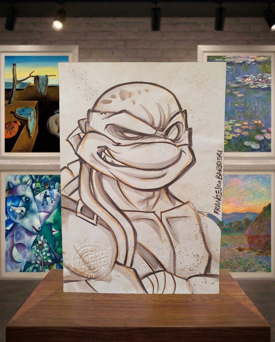 Teenage Mutant Ninja Turtle Donatello? Original drawing.