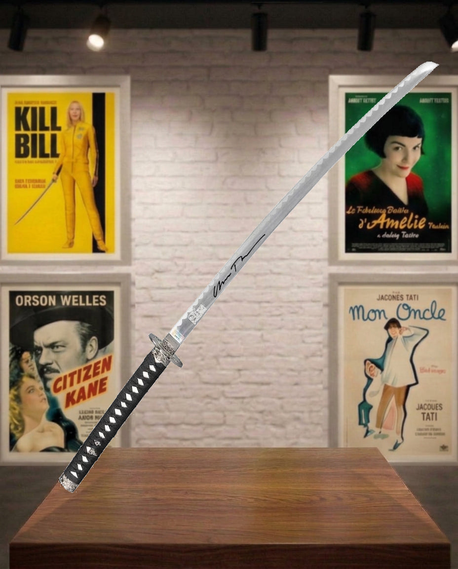 Katana Kill Bill signé par Uma Thurman. Certificat d´authenticité