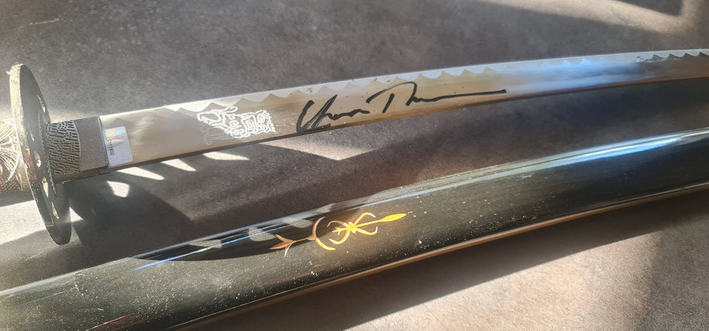 Katana Kill Bill signé par Uma Thurman. Certificat d´authenticité