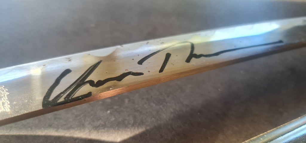 Katana Kill Bill signé par Uma Thurman. Certificat d´authenticité