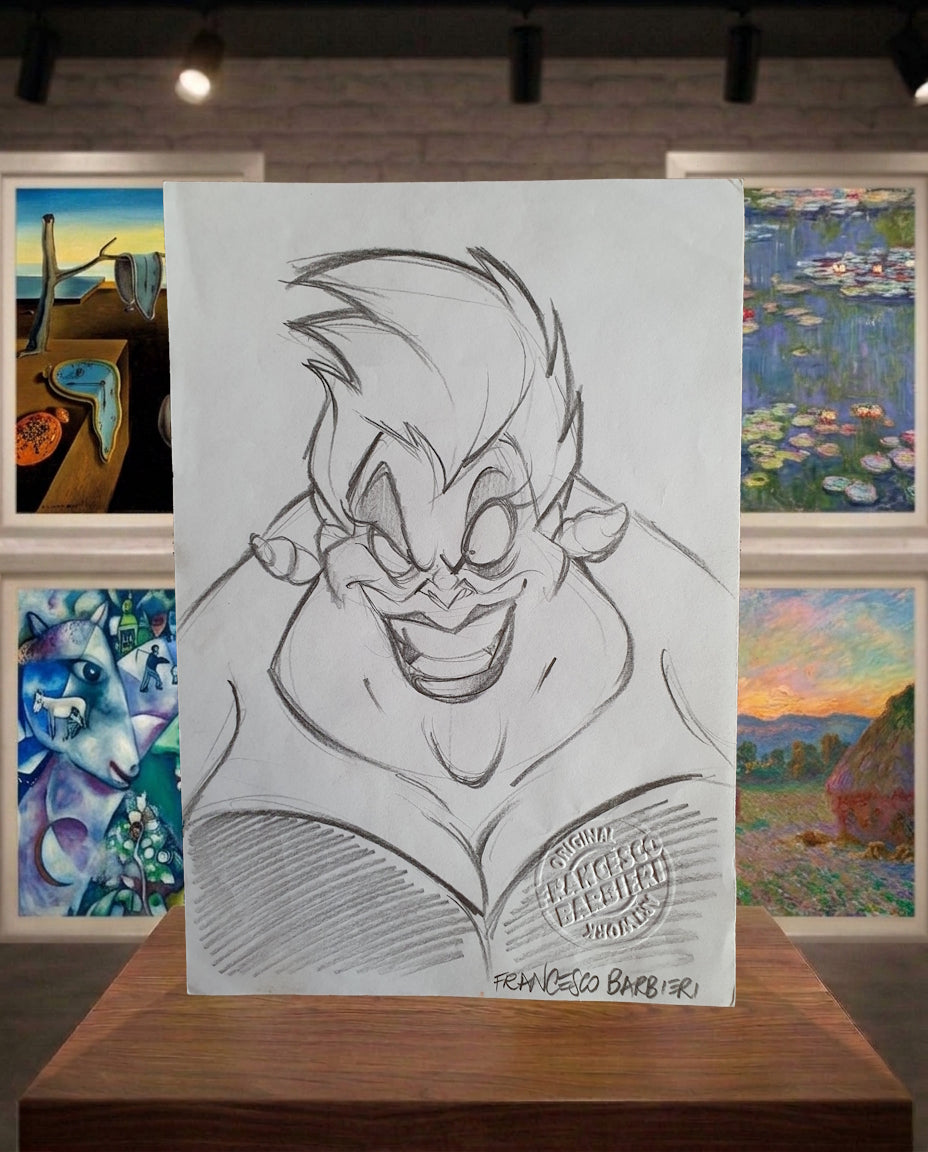 Ursula - La petite Sirène, Disney - par Francesco Barbieri