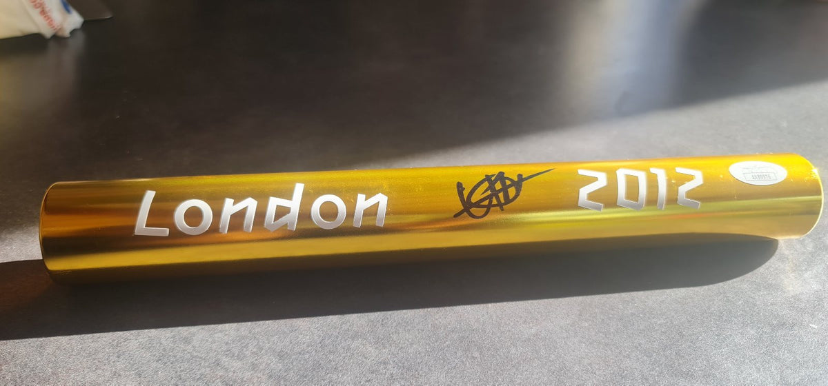 Usain Bolt Bâton témoin London 2012 Signé