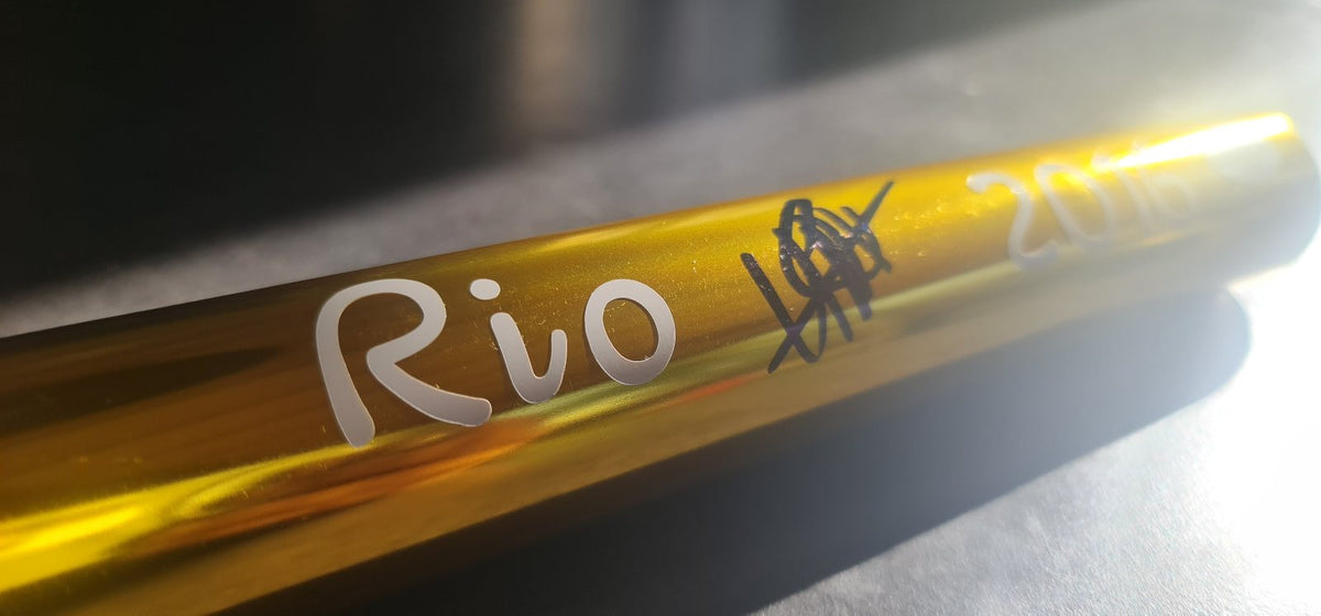 Usain Bolt Bâton témoin Rio 2016 Signé