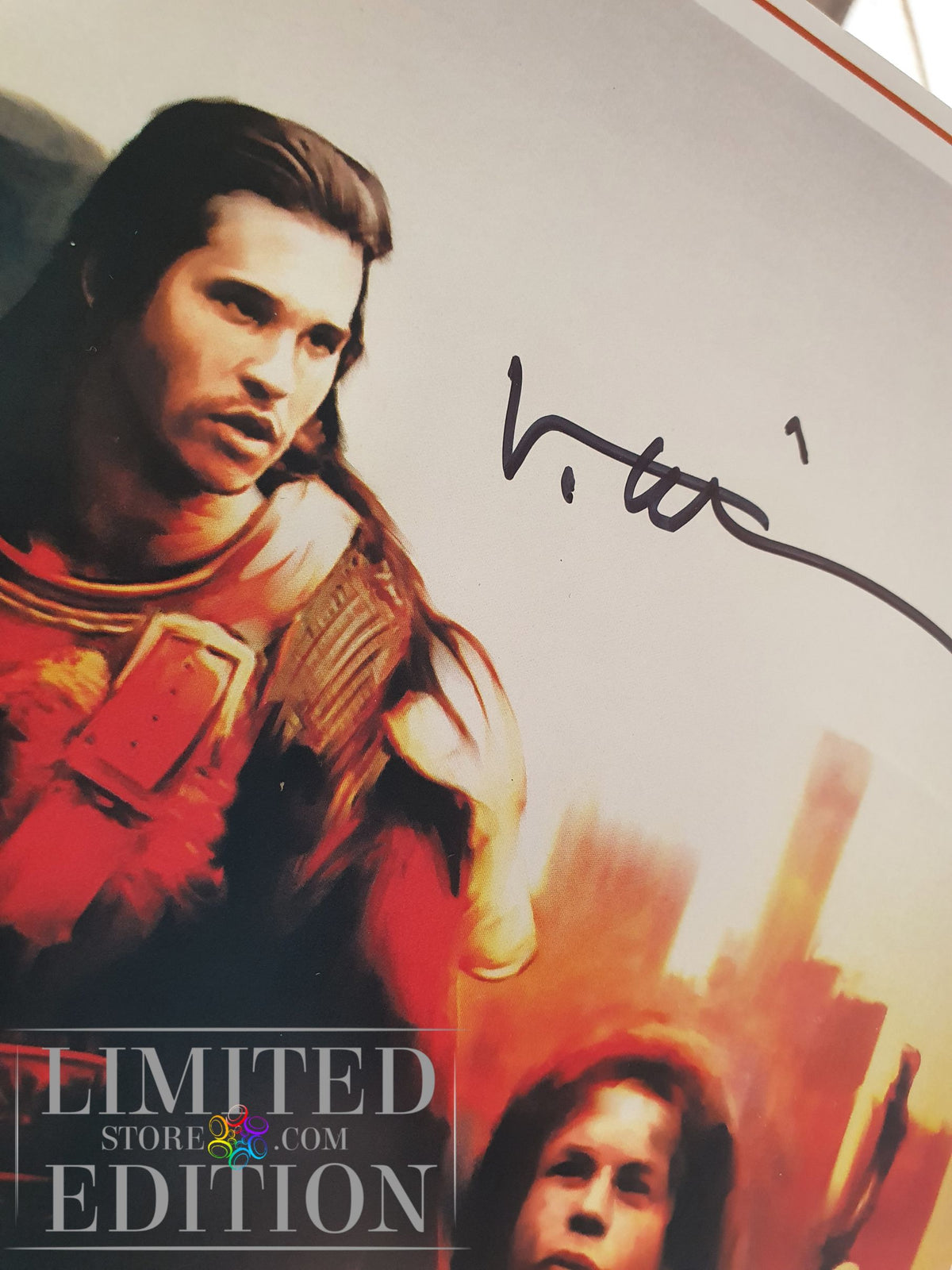 Photo du film Willow signée par Val Kilmer