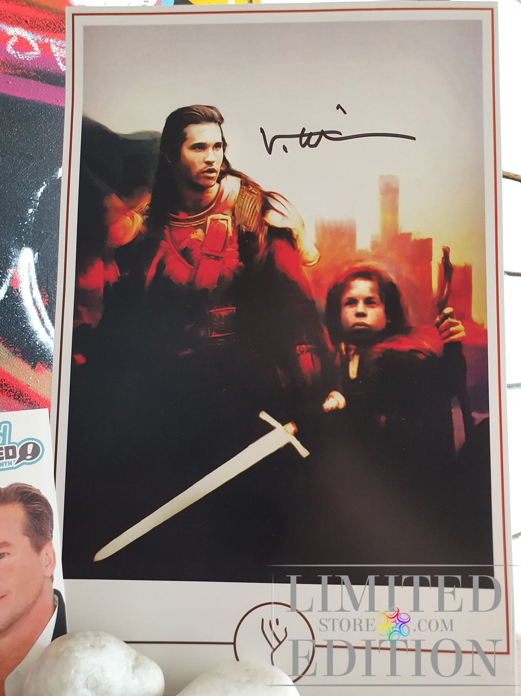 Photo du film Willow signée par Val Kilmer