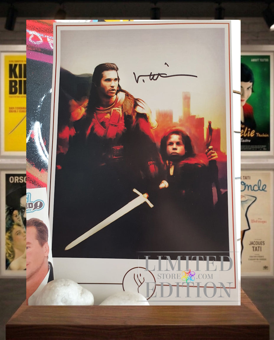 Photo du film Willow signée par Val Kilmer