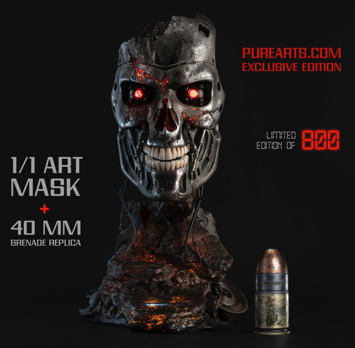 T-800 Terminator Battle Damaged + Limited Edition cartridge SOLD OUT