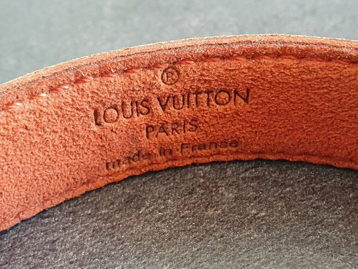 Bracelet cuir marron Louis Vuitton