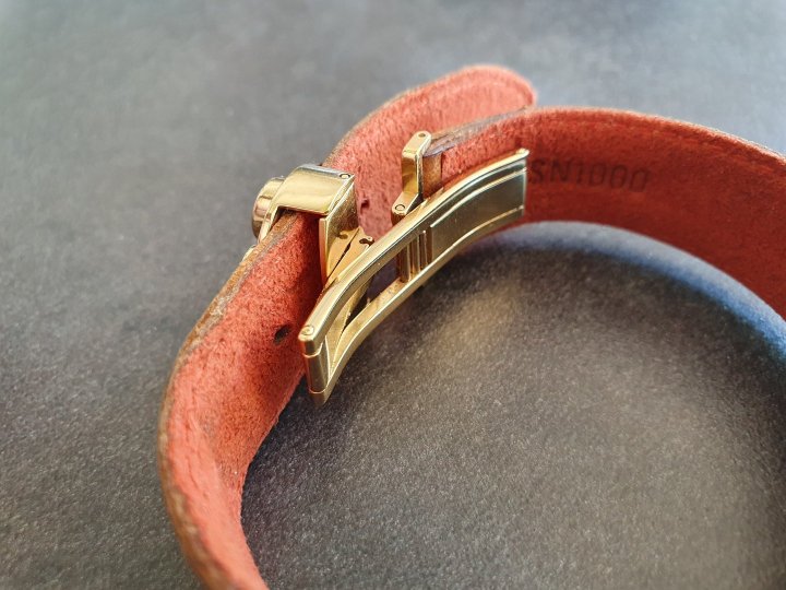 Bracelet cuir marron Louis Vuitton