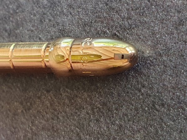 Stylo or pour agenda Louis Vuitton