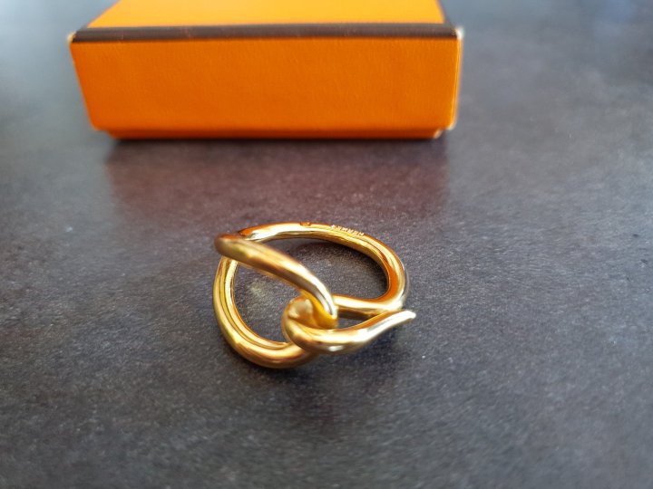 Hermès bague or