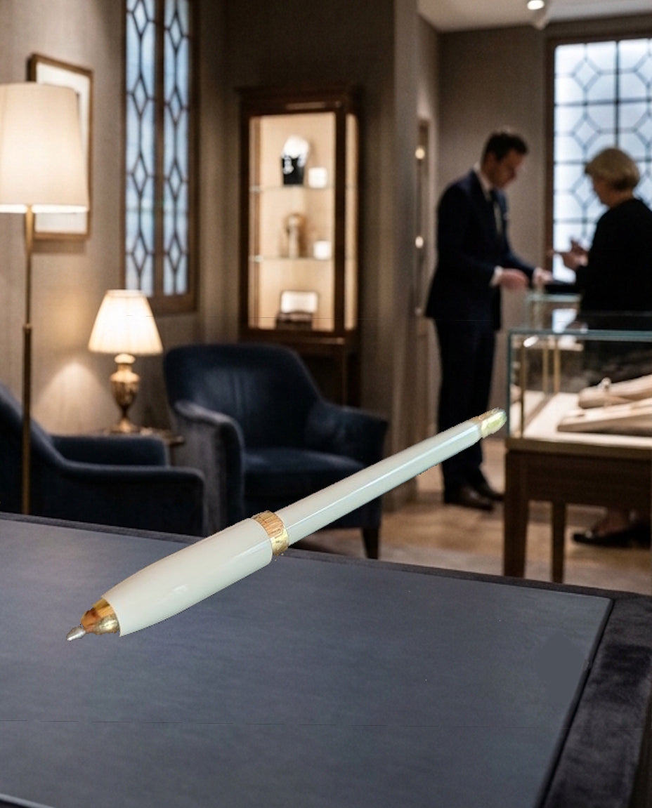 Stylo blanc pour agenda Louis Vuitton