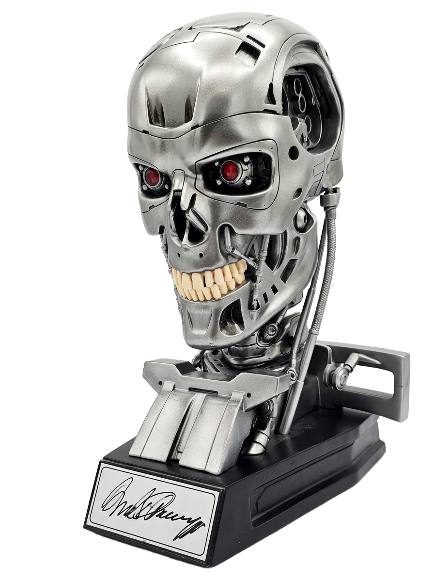 Buste Terminator T-800 signé par Arnold Schwarzenegger 63/200