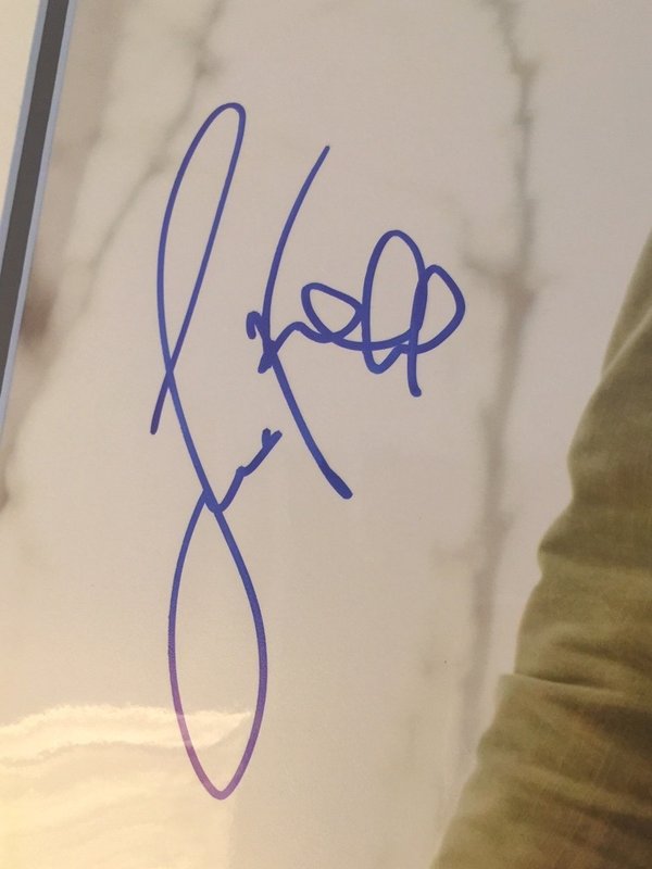 40x50 Django Unchained Jamie Foxx photo matted signed by actor Tarantino movie