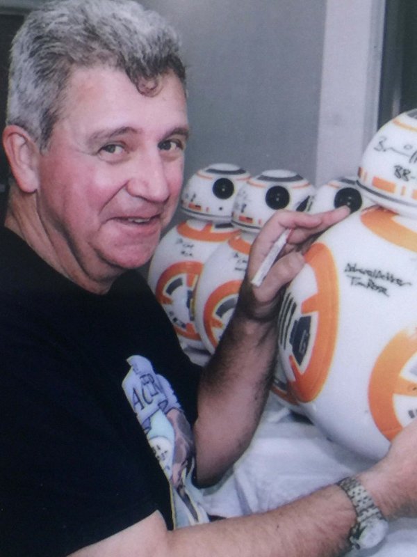 BB8 Star Wars 19 autographes ! Harrison Ford, Mark Hamill