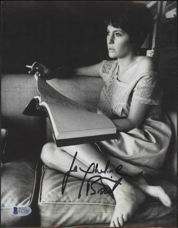Photo Jacqueline Bisset avec son autographe et certificat d'authenticité