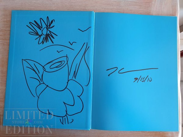 JEFF KOONS - Signed and drawing on one of the 2000 limited edition books