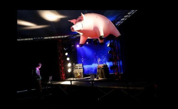 Cochon volant du concert des Pink Floyds