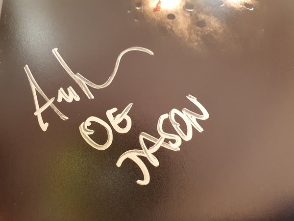Friday the 13th, photo of Jason signed by actor Ari Lehman