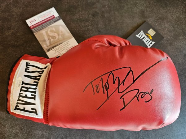 Gant de boxe signé par Dolf Lundgren aka Drago, Rocky IV